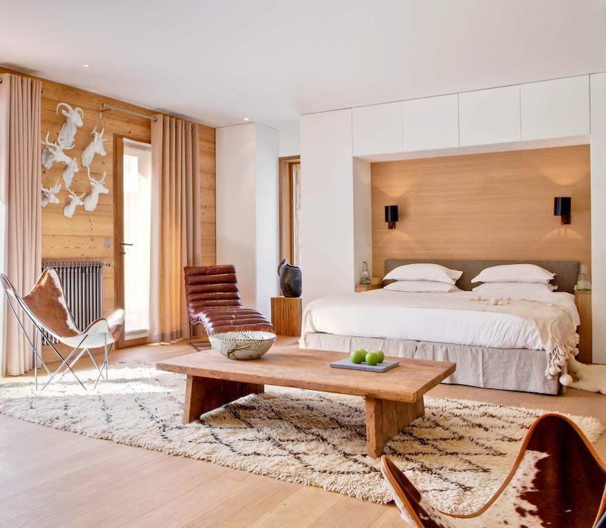 Chalet La Vigogne Et Spa เลอกรองด์บอร์นอง ห้อง รูปภาพ